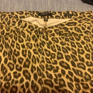 Judy Blue leopard print jeans. Size 13/31